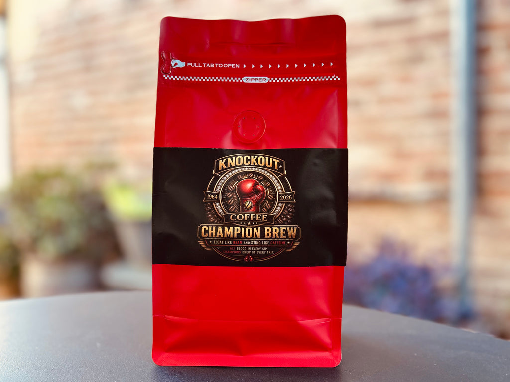 Knock-Out Coffee: Ali's "The Legacy Continues" Champion Brew